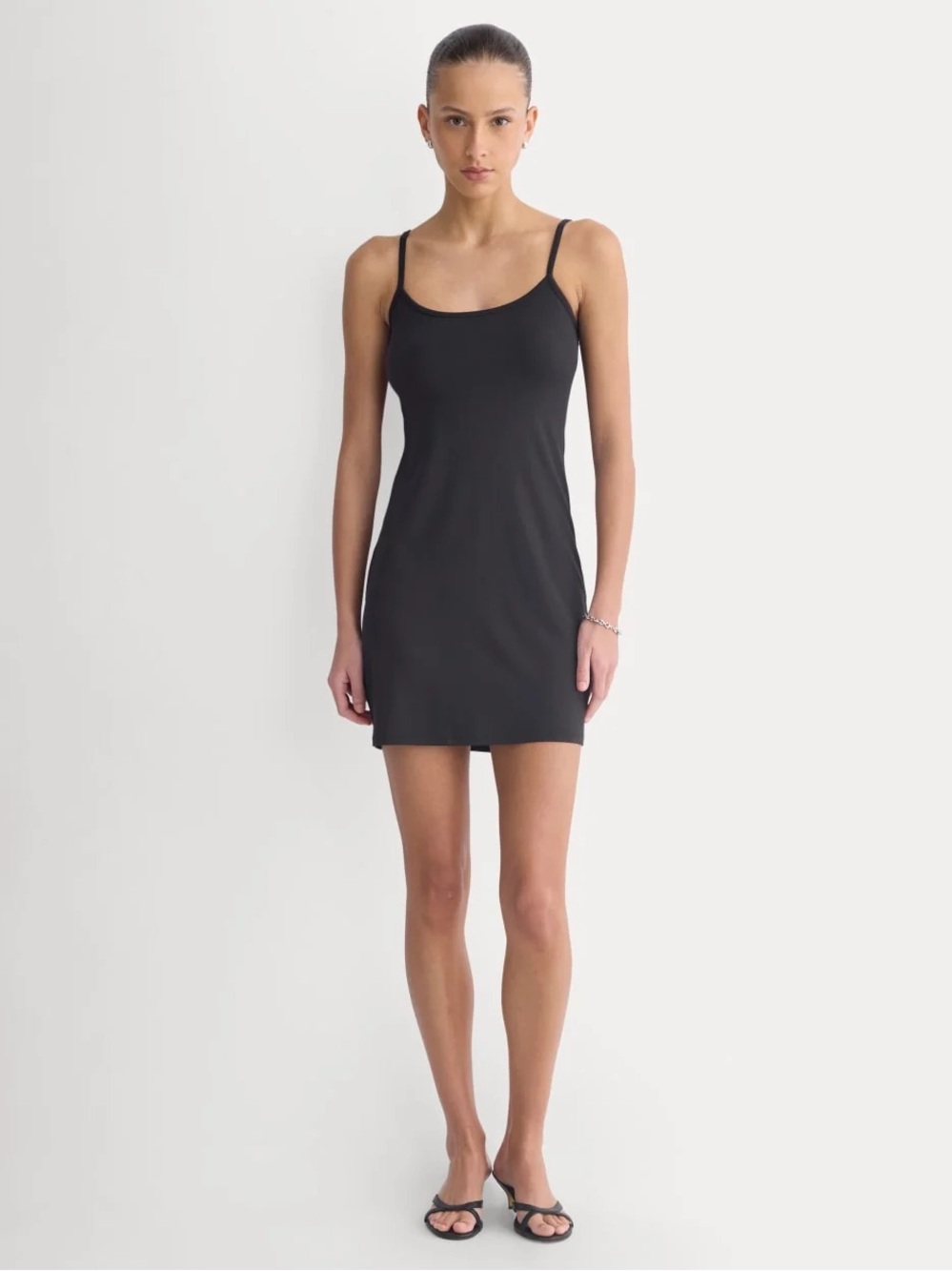 Everlane Knit Cami Mini Dress Black XXS NWOT